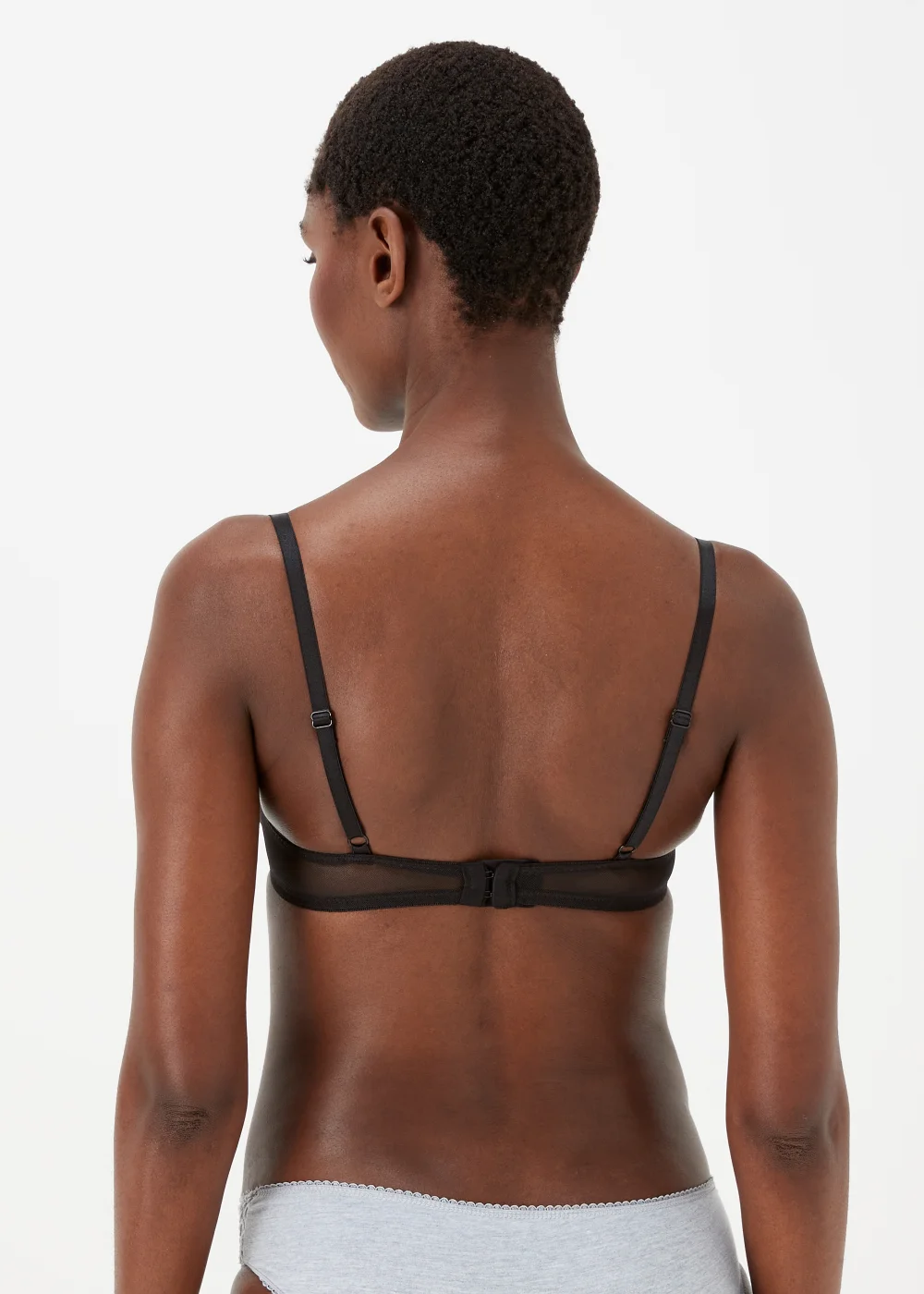 2 Pack Pink & Black T-Shirt Bra - 32A Image 3