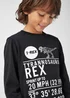 Boys Black Dinosaur Text Long Sleeve T-Shirt (4-13yrs) - 4 Yrs Image 3