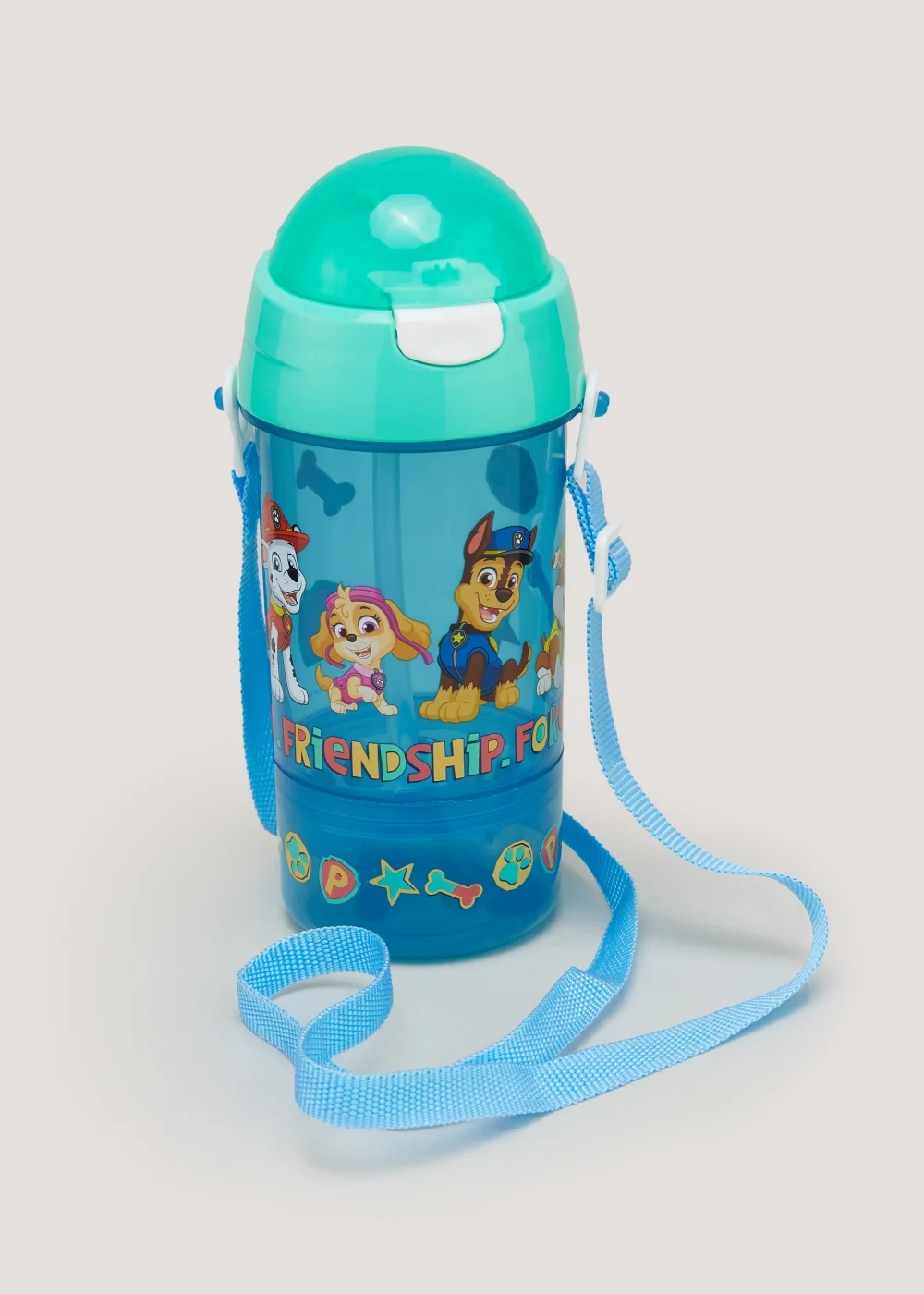 Kids Paw Patrol Sip & Snack Water Bottle (20cm x 7cm) Image 1
