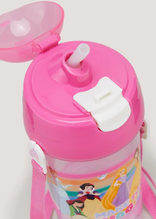 Kids Disney Princess Sip & Snack Bottle (20cm x 7cm) Image 2