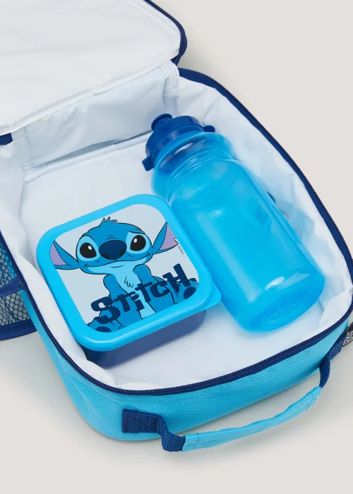 Kids 3 Piece Disney Stitch Lunch Bag Set (20.5cm x 24cm x 6.5cm) Image 2