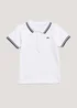 Boys White Pique Polo Shirt (9mths-6yrs) - Age 9 - 12 Months Image 1