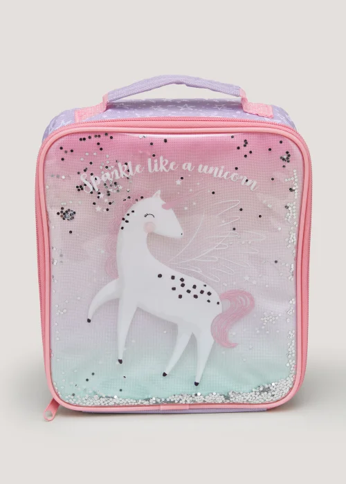 Kids 3 Piece Unicorn Lunch Bag Set Image 1