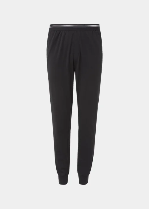 Black Jacquard Waistband Joggers - Extra small Image 4