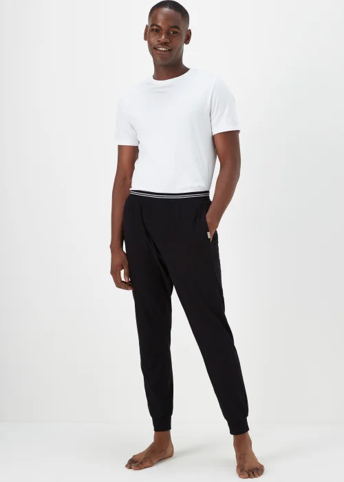 Black Jacquard Waistband Joggers - Extra small Image 1