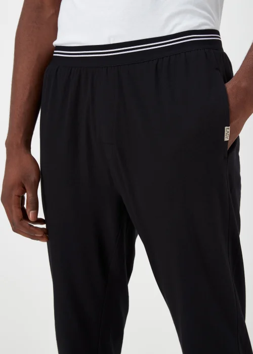 Black Jacquard Waistband Joggers - Extra small Image 3