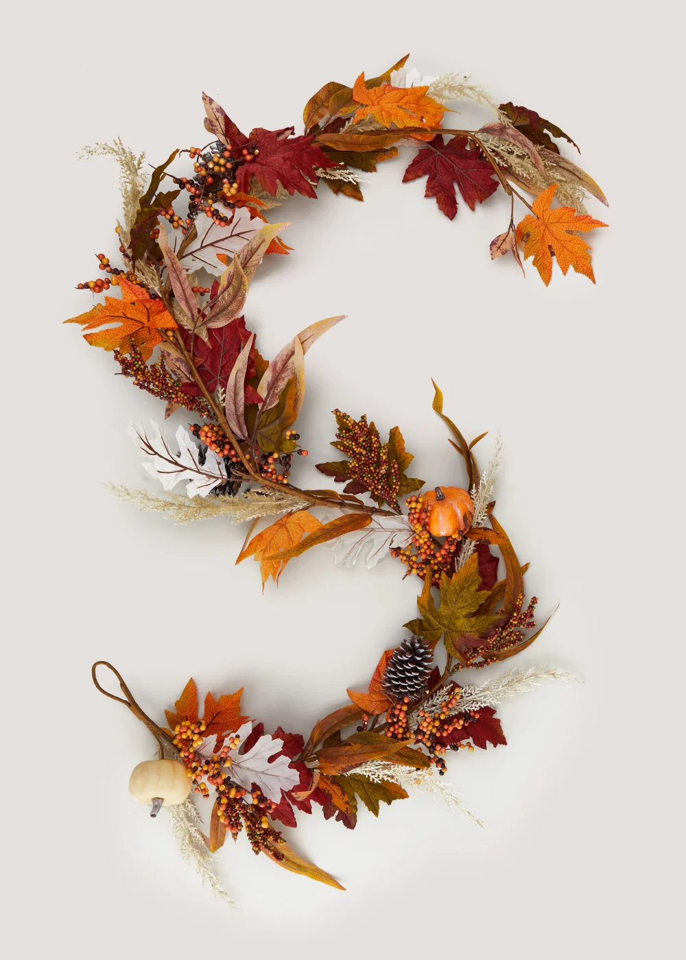 Orange Pumpkin Garland Image 1