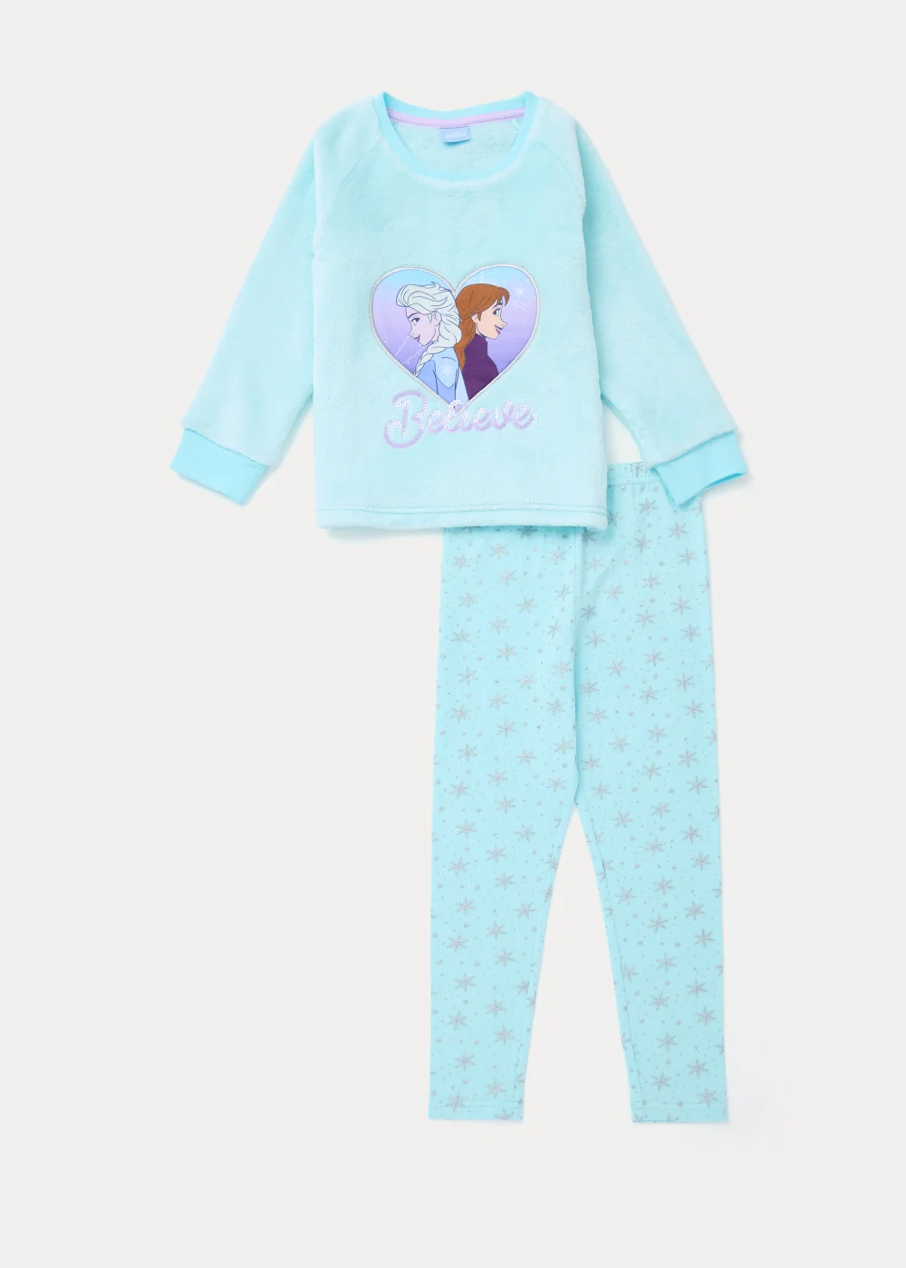 Kids Blue Disney Frozen Borg Twosie Pyjama Set (2-9yrs) - Age 2 - 3 Years Image 1