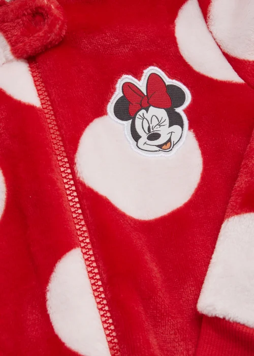 Kids Red Disney Minnie Mouse Spot Onesie (9mths-6yrs) - Age 18 - 23 Months Image 2