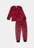 Kids Black Marvel Spider-Man Fleece Pyjama Set (18mths-8yrs) - Age 2 - 3 Years Image 1