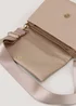 Taupe Triple Compartment Cross Body Bag - One Size Image 2