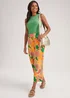 Green High Neck Ribbed Vest Top - 8 Image 4