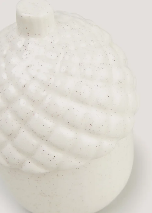 Cream Acorn Ornament (11cm x 16cm) Image 2