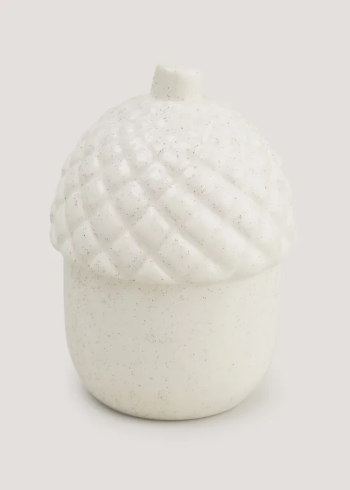 Cream Acorn Ornament (11cm x 16cm) Image 1