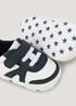 White Retro Soft Sole Baby Trainers (Newborn-18mths) - Age 0 - 3 Months Image 2