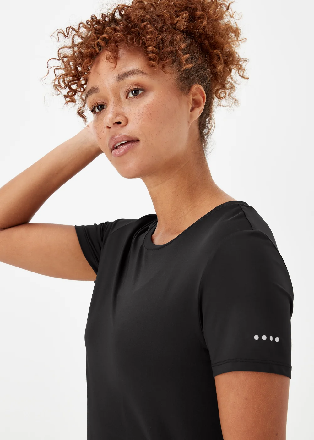 Souluxe Black Longline Sports T-Shirt - S Image 7