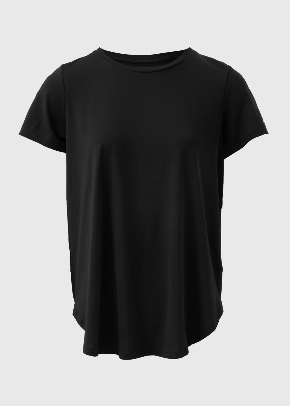 Souluxe Black Longline Sports T-Shirt - S Image 4