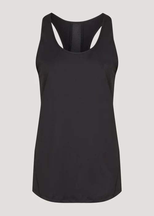 Souluxe Black Mesh Sports Vest Top - S Image 4