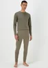 Khaki Lightweight Long Bottoms - Small Image 1