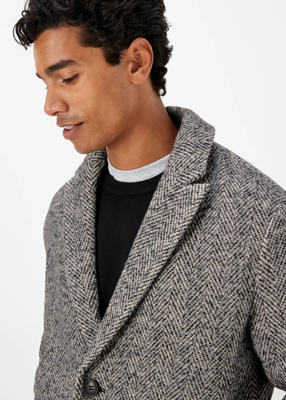 Grey Overcoat - S Image 3