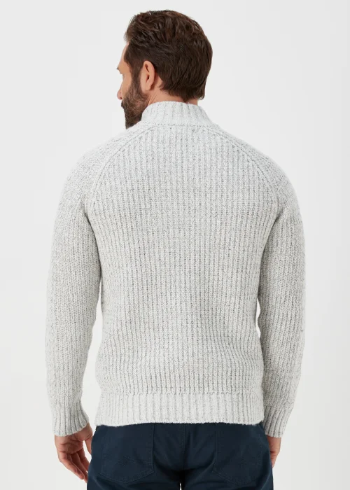 Lincoln Ecru 1/4 Zip Up Jumper - S Image 2