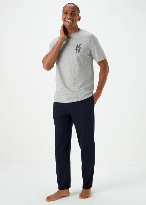 Grey Tree Long Pyjama Set - Extra small Image 1