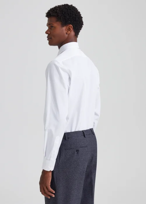 Taylor & Wright White Regular Fit Shirt & Tie Set - 15.5 Collar Image 2
