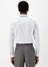 Taylor & Wright White & Grey Stripe Slim Fit Shirt & Tie - 15 Collar Image 2