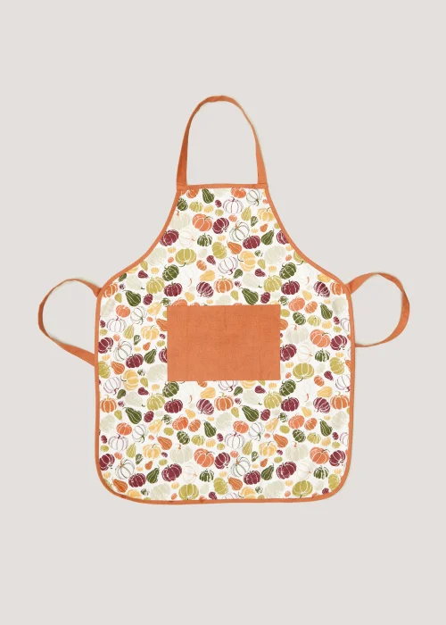 Multicoloured Pumpkin Apron (84cm x 71cm) Image 1