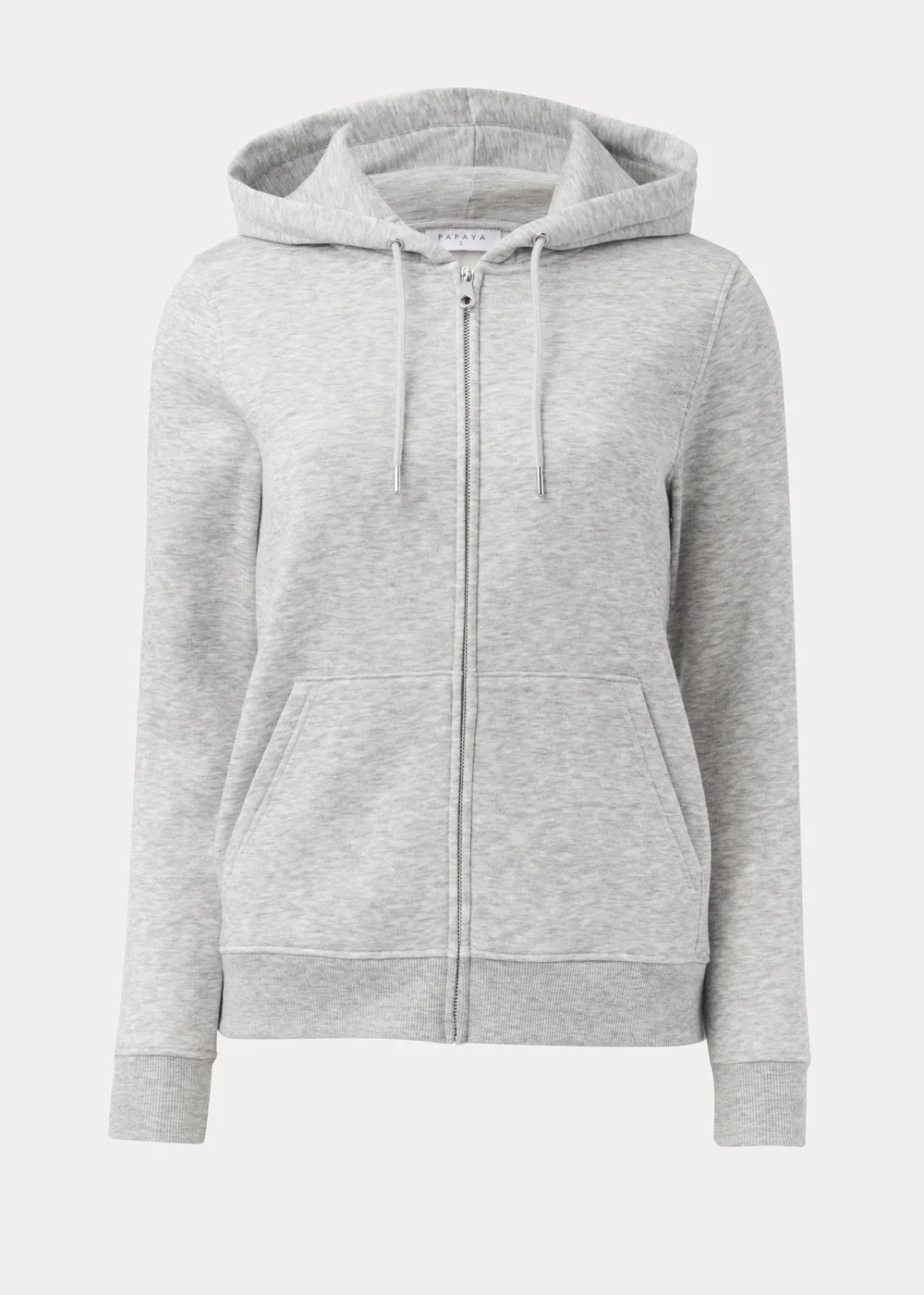 Grey Zip Up Hoodie - S Image 5