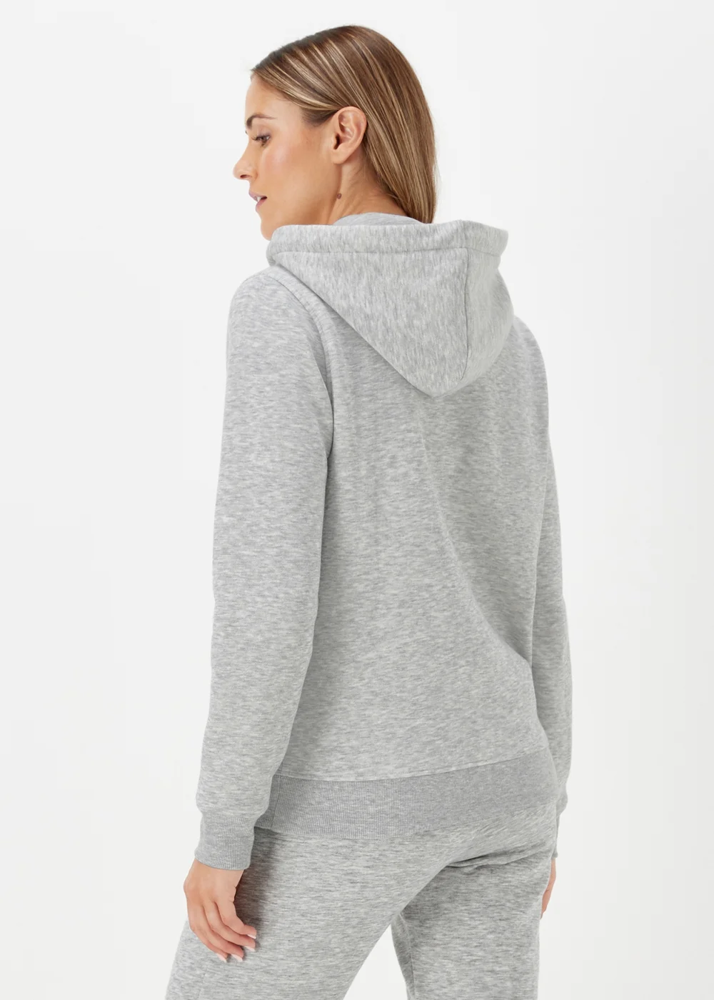 Grey Zip Up Hoodie - S Image 2