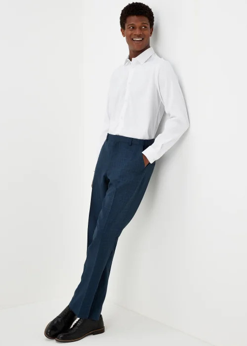 Taylor & Wright White Textured Regular Fit Shirt - 15.5 Collar Image 4