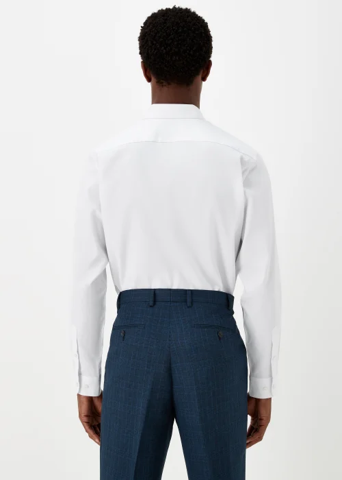 Taylor & Wright White Textured Regular Fit Shirt - 15.5 Collar Image 2