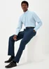Taylor & Wright Blue Textured Regular Fit Shirt - 15 Collar Image 4