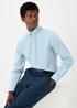 Taylor & Wright Blue Textured Regular Fit Shirt - 15 Collar Image 3