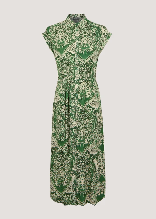 Papaya Petite Green Midi Shirt Dress - 6 Image 5