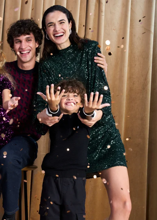 Boys Black Ottoman Zip Long Sleeve Polo Shirt (4-13yrs) - Age 4 Years Image 4