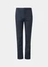 Taylor & Wright Navy Check Slim Fit Trousers - 30 Waist 29 Leg Image 5