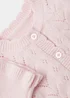 Baby Pink Crochet Knitted Cardigan (Newborn-23mths) - Newborn Image 2