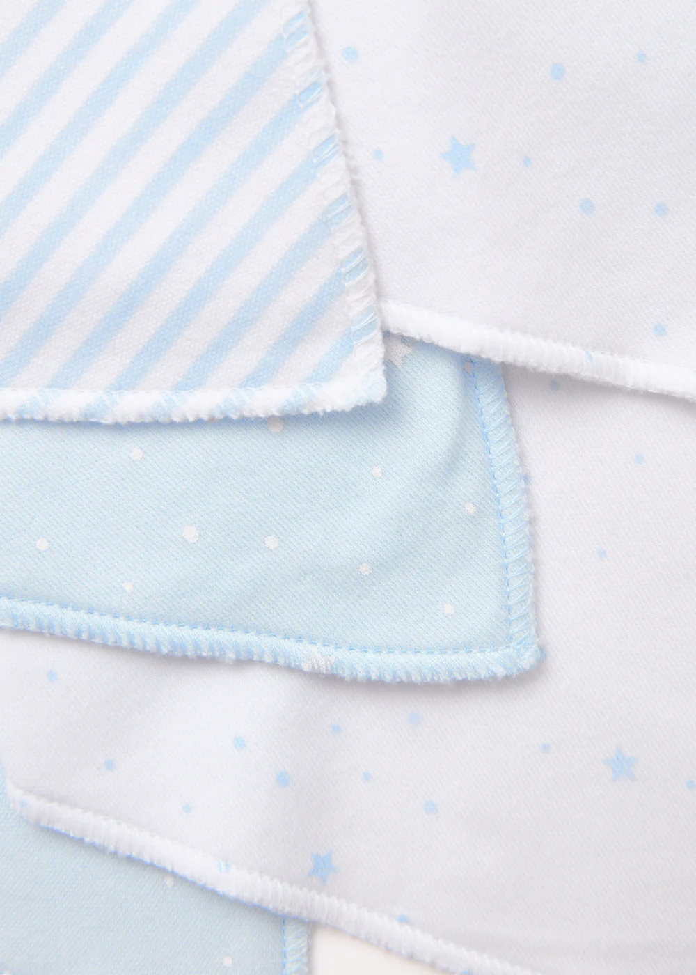 5 Pack Blue Bandana Bibs - One Size Image 2