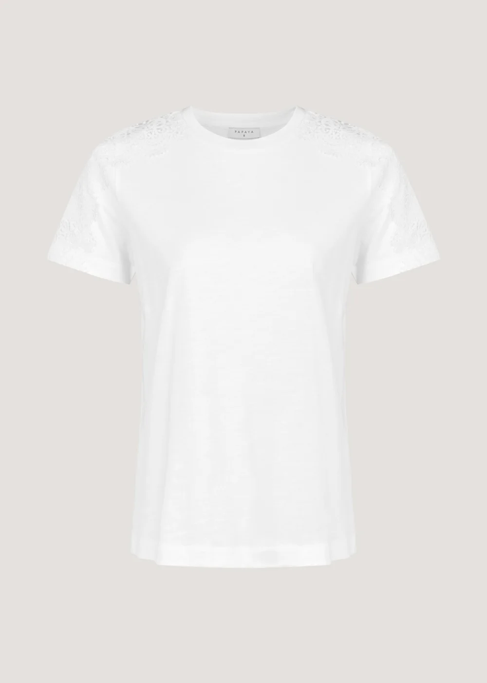 White Lace T-Shirt - 8 Image 5