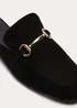 Black Snaffle Mules - Size 3 Image 2