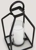 Large Black Metal Lantern (15cm x 28cm) Image 2