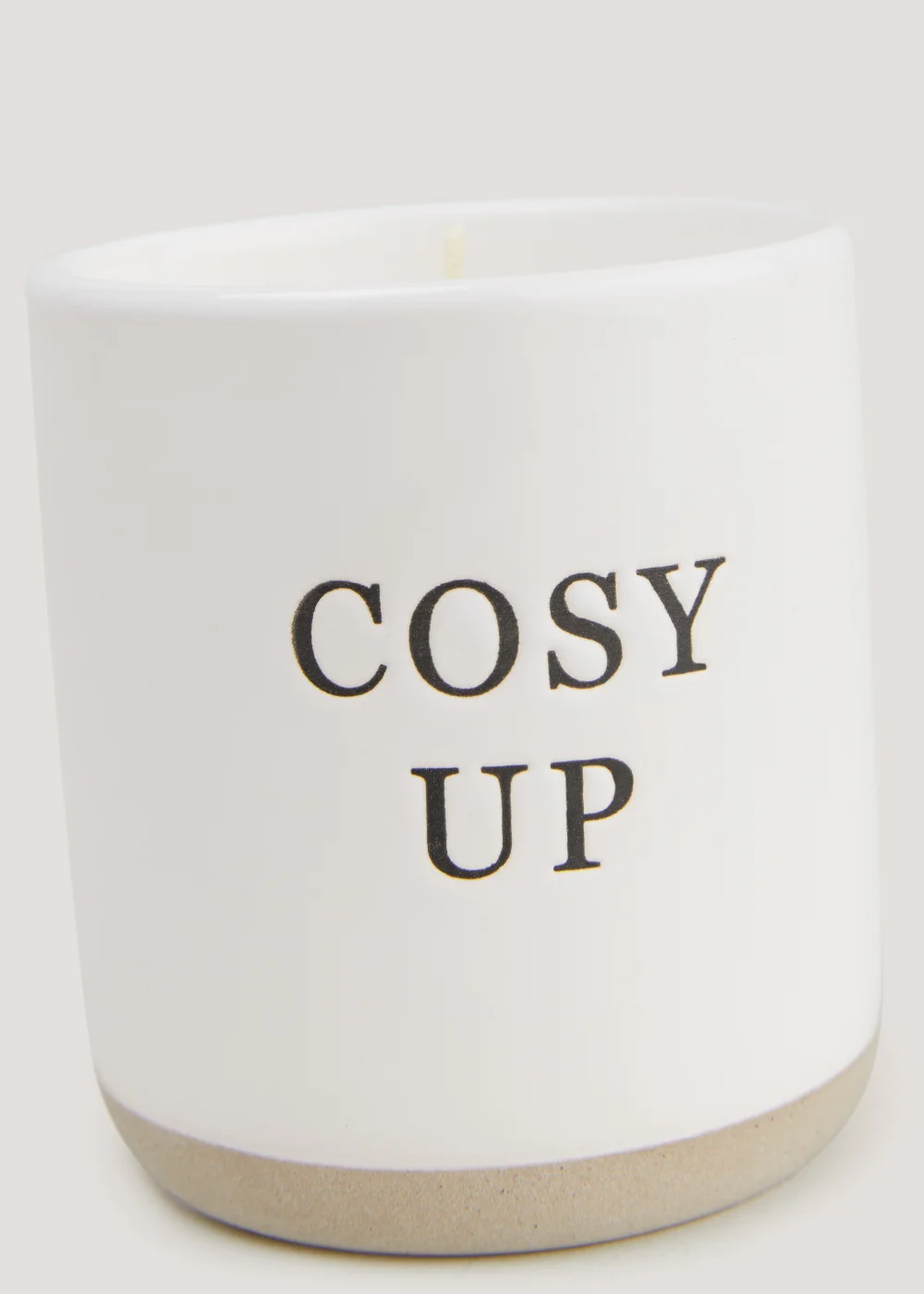 Natural Pumpkin Ceramic Candle (8cm x 9cm) Image 2
