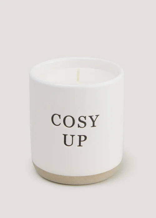 Natural Pumpkin Ceramic Candle (8cm x 9cm) Image 1