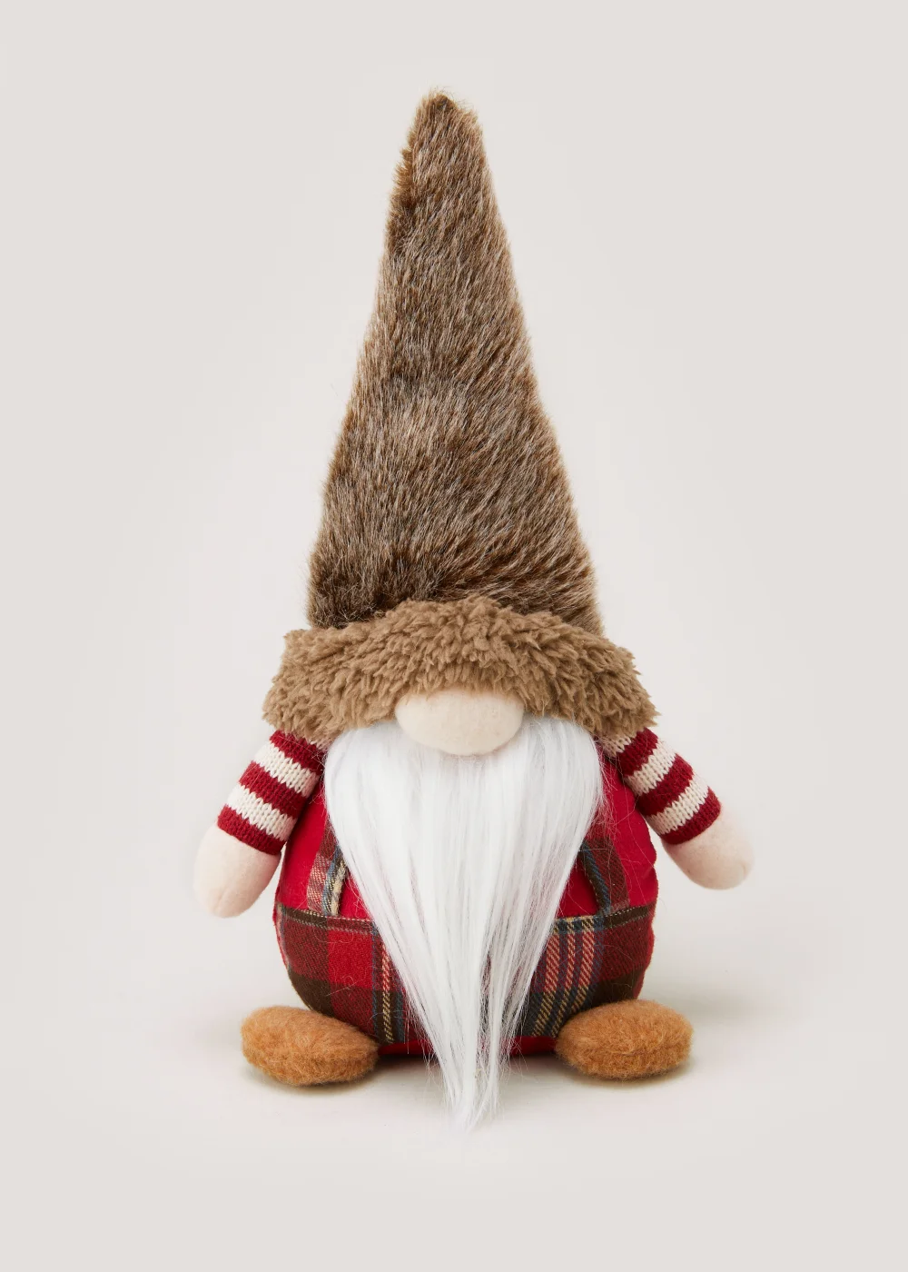 Tartan Small Christmas Gonk (28cm x 16.5cm x 7.5cm) Image 1