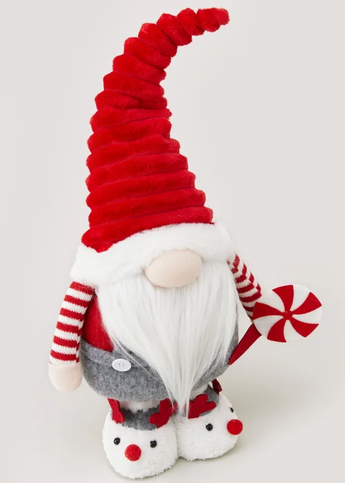 Red Pull Up Christmas Gonk (25cm x 12cm x 57-75cm) Image 2