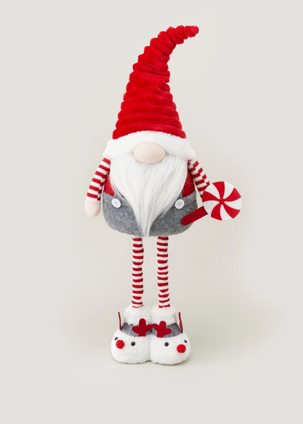 Red Pull Up Christmas Gonk (25cm x 12cm x 57-75cm) Image 1