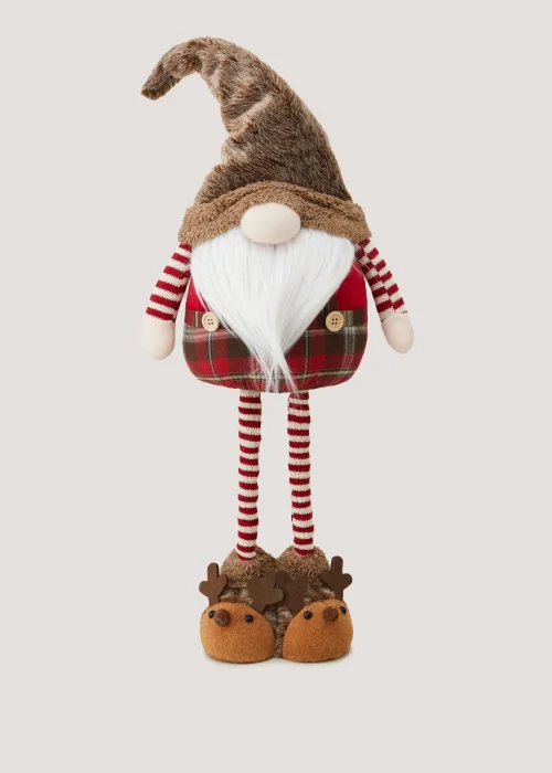 Natural Pull Up Christmas Gonk (25cm x 12cm x 57-75cm) Image 1
