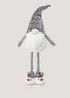 Grey Pull Up Christmas Gonk (25cm x 12cm x 57-75cm) Image 1